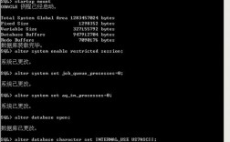 Oracle如何修改服务器字符集？