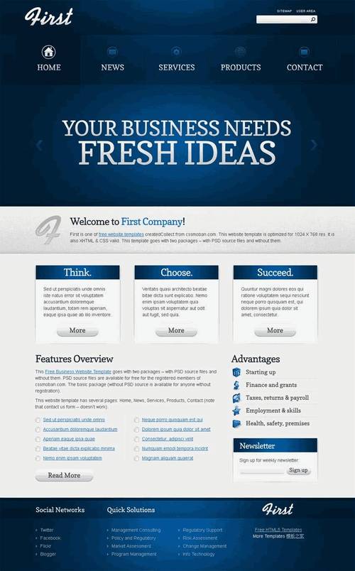 dedecms企业网站模板如何选择？-图1