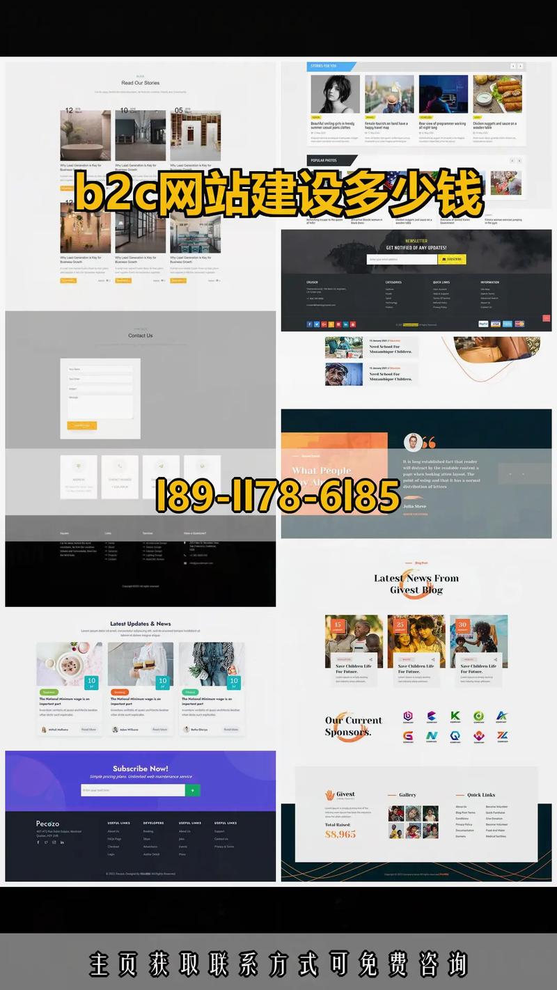 小型B2C网站建设费用到底要多少？-图1