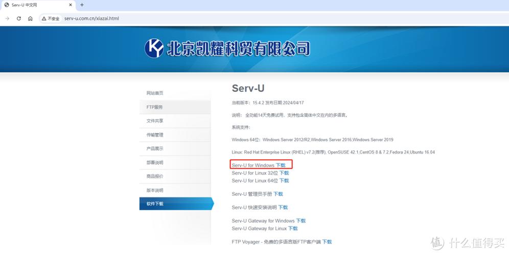 Serv-U FTP服务器软件如何选择与配置？-图2