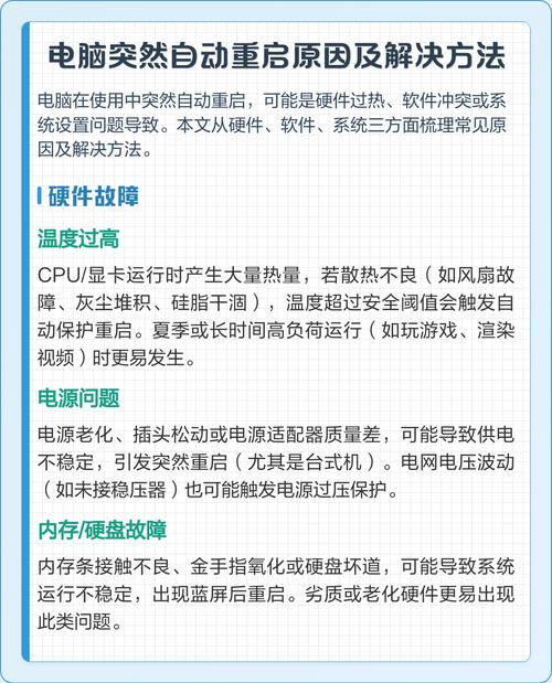 电脑总重启？背后原因何在？-图2