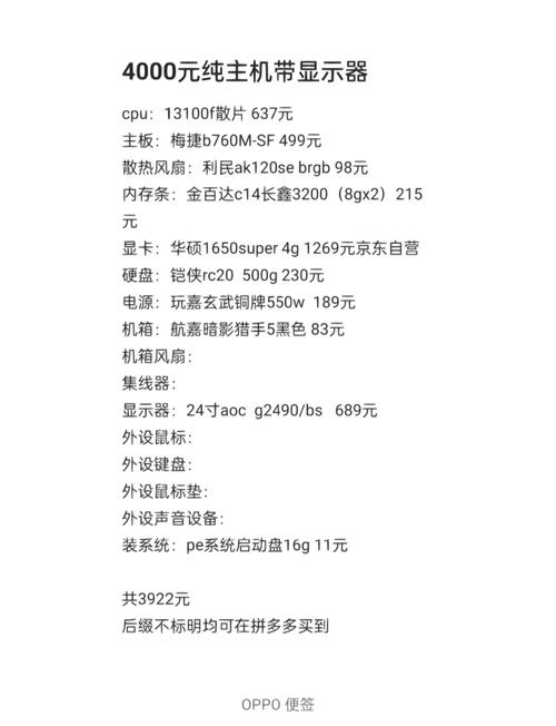 游戏电脑配置预算多少合适？-图2