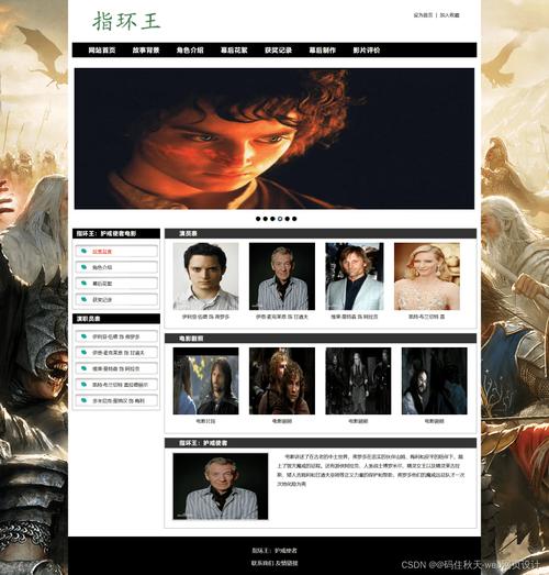 如何用HTML制作电影网站？-图3