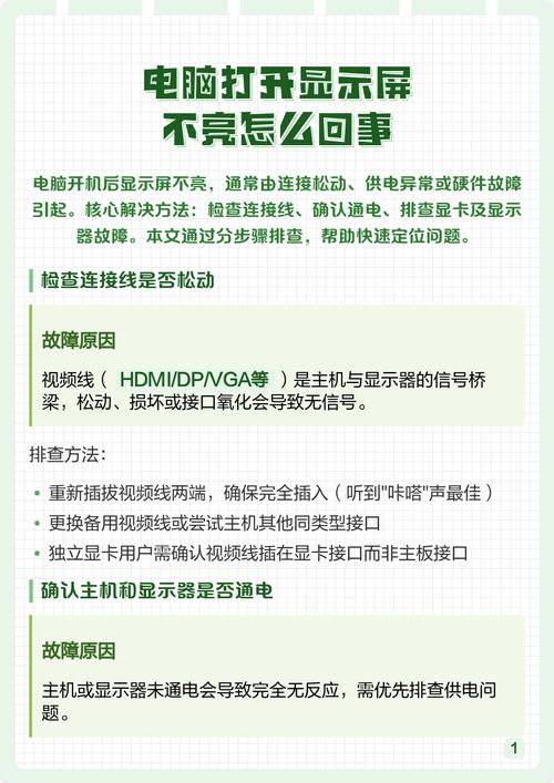 电脑屏幕不显示，咋回事？-图2