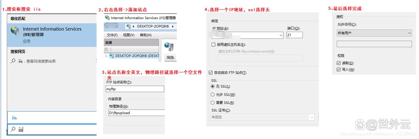 IIS5.1如何新建网站？-图2